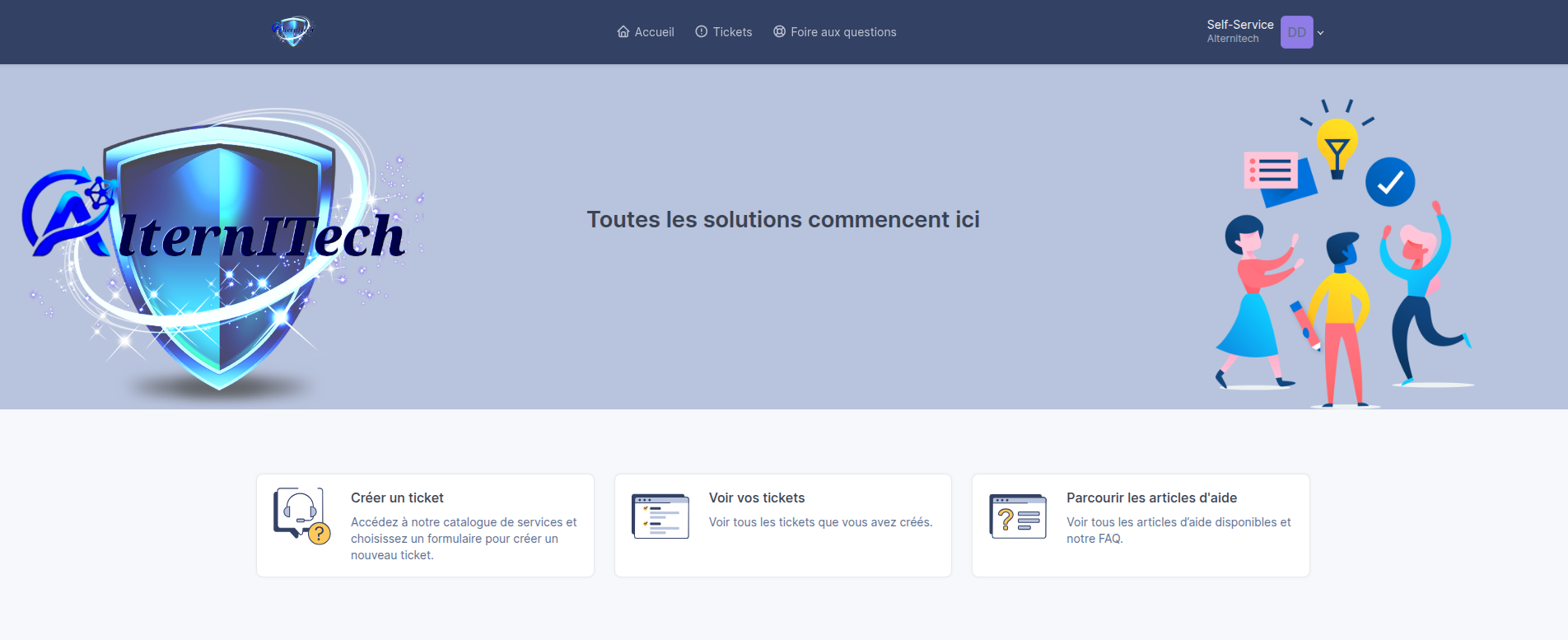 portail client